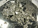 Polished Pyrite Skull With Pyritohedral Crystals #96323-2